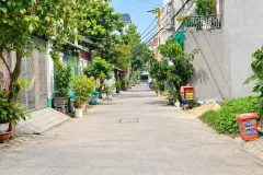 CÁCH HÀ HUY GIÁP 100M – LÔ GÓC 2 MẶT TIỀN – NGANG 4.6M – NHÀ BTCT 2 TẦNG – GIÁ