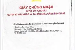 ĐẤT ĐẸP – GIÁ TỐT  – CHÍNH CHỦ CẦN BÁN Tại Tân Thạnh Tây cũ, Củ Chi, TP.HCM