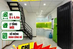 Bán nhà Thống Nhất Gò Vấp , 6m x 4.4m ,2 tầng mới đẹp giá chỉ 2.35tỷ
