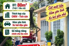 Bán nhà cũ 80m2 nở hậu hẻm 251 Lê Quang Định Bình Thạnh hạ 2tỷ còn 5.5tỷ