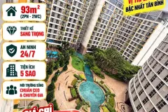 Bán căn hộ Saigon Airport Plaza 93m2, 2PN  , Sổ riêng 7.5tỷ
