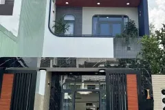 Nhà mới 1 trệt 1 lầu gần chợ Long Trạch, Cần Đước, Tây Ninh