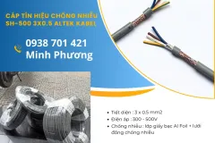Cáp tín hiệu chống nhiễu SH-500 3x0.5 tại Đà Nẵng