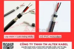 Cáp báo cháy chống cháy Altek Kabel 2 x 1.0 MM2 FR