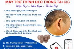 Máy trợ thính CIC thẩm mỹ tại Ninh Bình