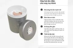 Hộp Hút Ẩm Điện – Bảo Vệ Máy Trợ Thính Bền Lâu Mỗi Ngày