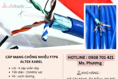 Cáp mạng chống nhiễu FTP6 Altek Kabel tại Đà Nẵng, Hà Nội, Hồ Chí Minh