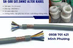 Cáp tín hiệu chống nhiễu sh-500 5x1.5mm2 Altek Kabel Đà Nẵng, Cần Thơ, Kiên Gian