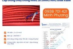 Cáp chống cháy chống nhiễu Altek Kabel 2x1.0 mm2 chính hãng Đà Nẵng, Huế, Bình Đ
