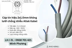 Cáp tín hiệu Altek Kabel 2x1.0mm tại Hà Nội