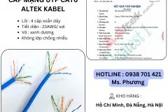 Cáp mạng UTP Cat6 Altek Kabel tại Đà Nẵng, Hà Nội, Hồ Chí Minh