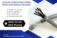 Cáp điều khiển không lưới chống nhiễu 10x0.5mm2 – Giải pháp tiết kiệm