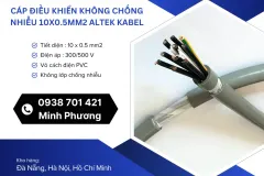 Cáp điều khiển không lưới chống nhiễu 10x0.5mm2 tại Đà Nẵng