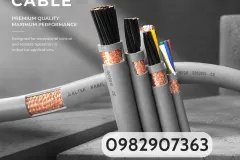 Cáp điều khiển đồng mềm 8 lõi vỏ PVC xám Altek Kabel