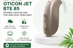 Máy trợ thính Oticon Jet BTE 85 giá 0 VNĐ tại Ninh Bình