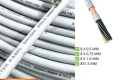 Cáp điều khiển 0.5, 0.75, 1.0, 1.5, 8 lõi chống nhiễu Altek Kabel