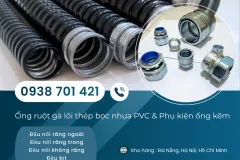 Ống ruột gà lõi thép bọc nhựa PVC và phụ kiện ống sẵn Quy Nhơn, Phú Yên, Khánh H