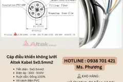 Cáp điều khiển Altek Kabel 5x0.5mm2 tại Đà Nẵng