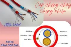 Cáp báo cháy chống cháy chống nhiễu 2x1.5 sẵn kho