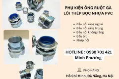 Phụ kiện ống ruột gà lõi thép bọc nhựa PVC tại Đà Nẵng