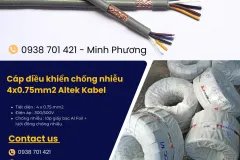 Cáp điều khiển chống nhiễu 4x0.75mm2 giao ngay Đà Nẵng, Quảng Nam, Quảng Ngãi