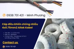 Cáp điều khiển chống nhiễu 4x0.75mm2 tại Đà Nẵng
