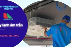 Lắp máy lạnh âm trần cho nhà hàng tại TP.HCM