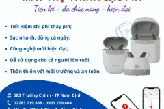 Máy trợ thính sạc lại tại Ninh Bình - Tiện lợi và hiện đại