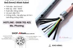 Cáp điều khiển SH500 8x0.5mm2 Altek Kabel Đà Nẵng, Hà Nội, Hồ Chí Minh