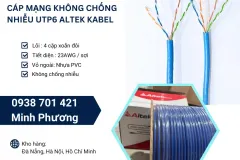 Cáp mạng UTP6 Altek Kabel tại Đà Nẵng, Hà Nội, Hồ Chí Minh