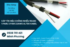 Cáp tín hiệu RS485 chống nhiễu tại Hà Nội