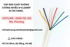 Cáp Báo Cháy không chống nhiễu 6×0.22mm² Altek Kabel