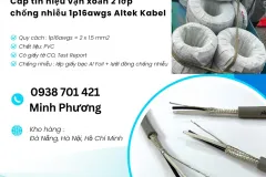 Cáp tín hiệu vặn xoắn 1P16AWG tại Đà Nẵng