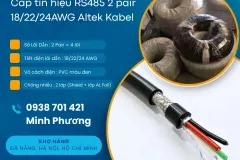 Cáp tín hiệu RS485 chống nhiễu tại Đà Nẵng
