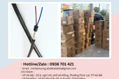 Cáp tín hiệu chống nhiễu 2x0.22mm2 tại Đà Nẵng