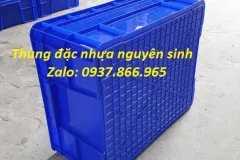 Thùng đặc nguyên sinh nhập khẩu, thùng cơ khí có nắp đậy, thùng nhựa