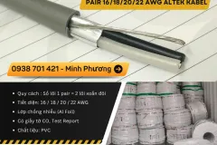 Cáp tín hiệu âm thanh 1 pair tại Đà Nẵng, Huế