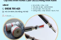 Cáp điều khiển RS485 Altek Kabel tại Đà Nẵng