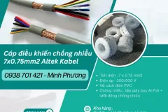 Cáp điều khiển chống nhiễu Altek Kabel tại Đà Nẵng