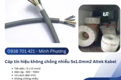 Cáp tín hiệu không chống nhiễu 5x1.0mm2 Altek Kabel Đà Nẵng, Khánh Hòa, Đắk Lắk