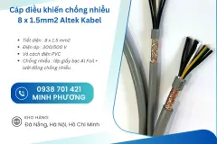Cáp điều khiển chống nhiễu 8x1.5mm² Altek Kabel tại Đà Nẵng