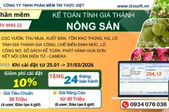 Giảm phí cài đặt phần mềm nông sản tại TP.HCM