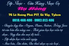 Địa chỉ lớp dạy đàn guitar tại Gò Vấp, Tphcm