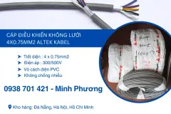 Cáp điện Altek Kabel 4x0.75mm2 tại Đắk Lắk, Đắk Nông, Lâm Đồng