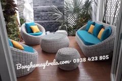 Sofa sò mây nhựa giá rẻ