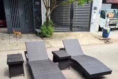 Giường hồ bơi giả mây