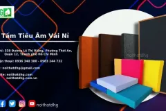 TẤM TIÊU ÂM VẢI NỈ – GIẢI PHÁP KHÔNG GIAN ÊM ÁI, SANG TRỌNG