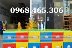 Tủ nhựa đựng cặp balo cho trường mầm non tại TP.HCM