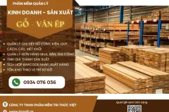 Phần mềm quản lý kho, mua bán gỗ nguyên liệu, ván ép, pallet