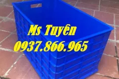 Đơn vị cung cấp thùng nhựa đặc có bánh xe dưới đáy, thùng nhựa công n